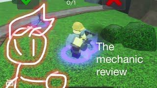 Getting the MECHANIC and reviewing it!  ( tower blitz)