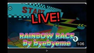 LIVE PLAYING SIMPLE SANDBOX 2 RAINBOW RACETRACK MULTIPLAYER