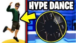 roblox added the HYPE DANCE from FORTNITE... (Secret Emote Dance) | How To Use Emotes In Roblox