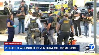 Suspect arrested after 2 killed, 3 injured in Oxnard and Camarillo