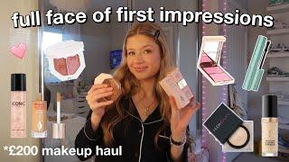 FULL FACE OF FIRST IMPRESSIONS *try out new makeup w me 