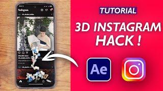 3D POP OUT EFFECT on INSTAGRAM - After Effects VFX Tutorial