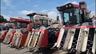 Japanese Rice Harvesting Combines | Kubota Iseki Mitsubishi Yanmar | Export Quality