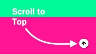 CSS & JS - Scroll To Top With Ease-In-Out Effect