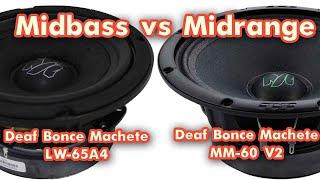 Midrange Versus MidBass, Sound Demo!