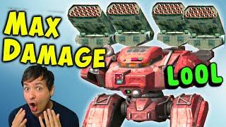 MAX Damage ZENIT BEHEMOTH Troll - New War Robots Gameplay WR