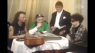 Tato Bores comió con Soda Stereo: Gustavo Cerati, Zeta Bosio y Charly Alberti