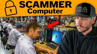 Scammers Panic and Lock their Computer