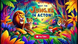 Meet the Jungle Kings: Lions, Tigers & More in Action | Fun and Learn Wild Animals Names |