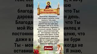 Молитва благодарения