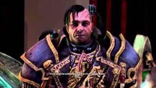 Warhammer 40K Space Marine pc game, meeting with Inquisitor Drogan