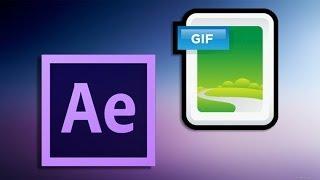 Сохранение проекта After Effects в gif