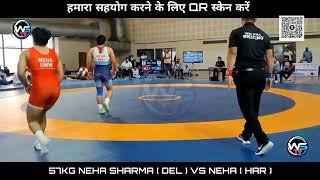 WW 57KG NEHA SHARMA ( DEL ) VS NEHA ( HAR )
