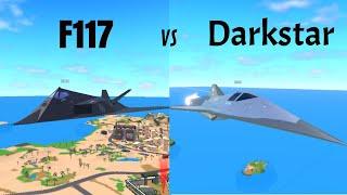 F117 Nighthawk VS Darkstar in Military Tycoon!