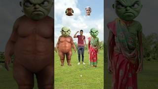 Fatty dog &Cute budhdhi vs my brother with tu radha meri main song  #shorts