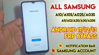 All Samsung A10S/A12/A02S/A03S/A11/A20/A30 Frp Bypass | Samsung Android 11/12 frp Unlock New Method|