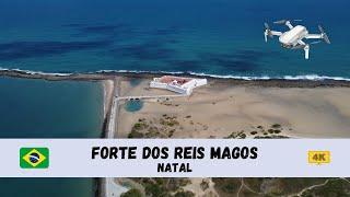 [4K]  Forte dos Reis Magos, Natal - by drone 