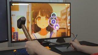 osu! with hammer