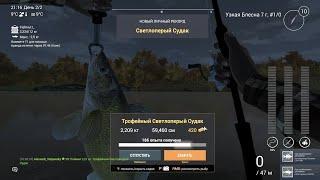 Трофейный судак на Эмеральд #рыбалка #поплавок #FishingPlanet