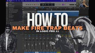 How To Make FIRE Trap Beats In Logic Pro 11