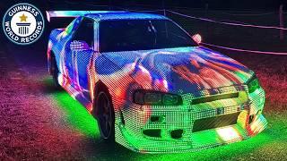 Car Livery with Over 40,000 LED Lights - Guinness World Records