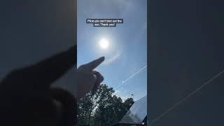 Please don't block out the sun with contrails, I need electricity