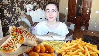 ДОНЕР НАГГЕТСЫ КАРТОШКА ФРИ / MUKBANG  не ASMR Ayka Emilly