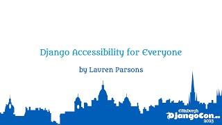 DjangoCon Europe 2023 | Django Accessibility for Everyone