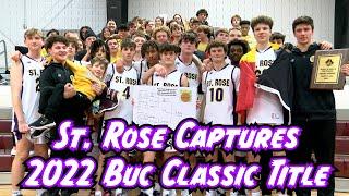 St. Rose 47 Red Bank Regional 26 | Buc Classic Final | Matt Hodge Wins Tournament MVP