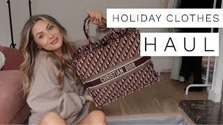 HOLIDAY CLOTHES HAUL & PACKING!! | Fashion Influx