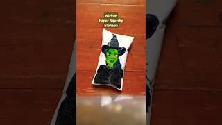 Wicked DIY Paper Squishy Elphaba #wicked #papersquishy #howtomakesquishy #diy #elphaba #trend #short