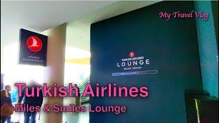 Great Amenities But Super Crowded | Turkish Airlines Miles & Smiles Lounge at Istanbul Airport