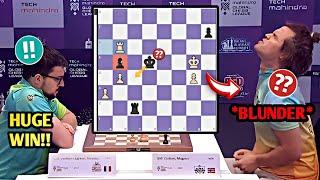 Magnus Is FURIOUS After Losing to MVL In Winning ROOK Endgame!?|| Global Chess League