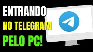 COMO BAIXAR E ENTRAR NO TELEGRAM PARA PC