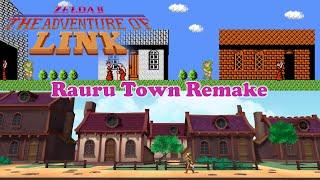 Remaking Zelda II #6 - Rauru Town - progress so far