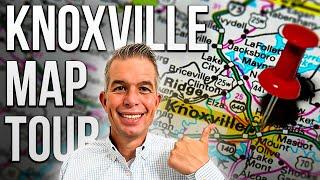 Knoxville, TN Google Map Tour | Watch Before Moving to East Tennessee