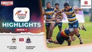 Highlights - St. Peter’s College vs Thurstan College | #DSRL24