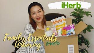 FAMILY ESSENTIALS UNBOXING WITH iHERB  || Wander Pearl ️