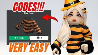 ROBLOX Codes That Give You FREE Halloween Items!