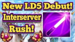 New LD5 Debut In The InterServer Rush! - Summoners War