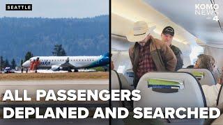 One arrested, passengers deplaned from aircraft after 'flippant' bomb remark at SEA