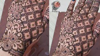 Negative Filling Mehndi Design | Unique Mehndi Design | Stylish Mehndi Design | @mhandbook