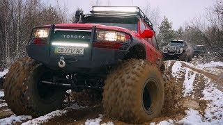 Offroad. BIGFOOTЫ на ТАНКОВОЙ ДОРОГЕ!