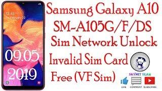 Samsung Galaxy A10 2019 SM-A105G/DS Network & Sim Unlock Done