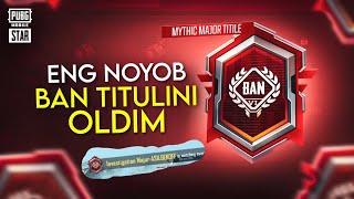 MIFIK BAN TITULINI OLISH / ENG NOYOB TITULLARDAN BIRI / PUBG MOBILE UZ