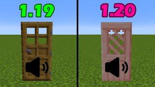 now 1.19 vs new 1.20 sound minecraft