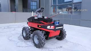 AI Reconnaissance security robot for home guard!