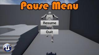 How To Create A Pause Menu - Unreal Engine 4 Tutorial