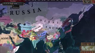 EU4 AI Only | No lucky nations | Timelapse