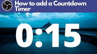 HOW TO ADD A COUNTDOWN TIMER IN OBS STUDIO | OBS Tutorials